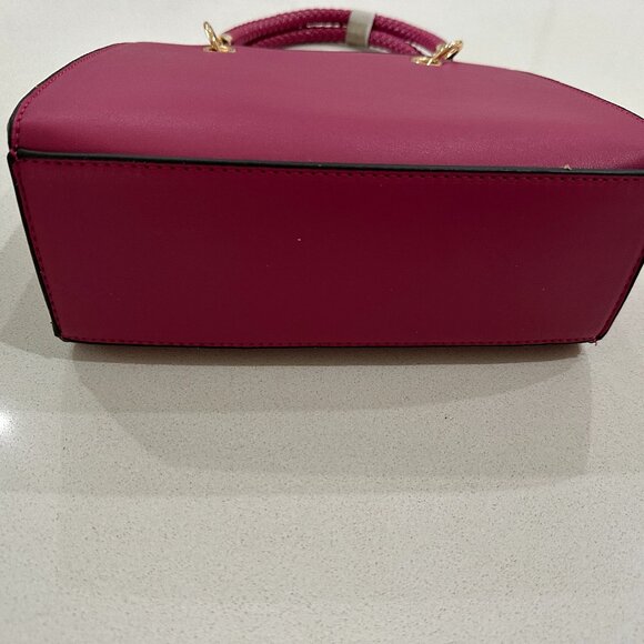 MALIBU SKYE Vegan Leather Fuchsia Pink Bag - Picture 6 of 9